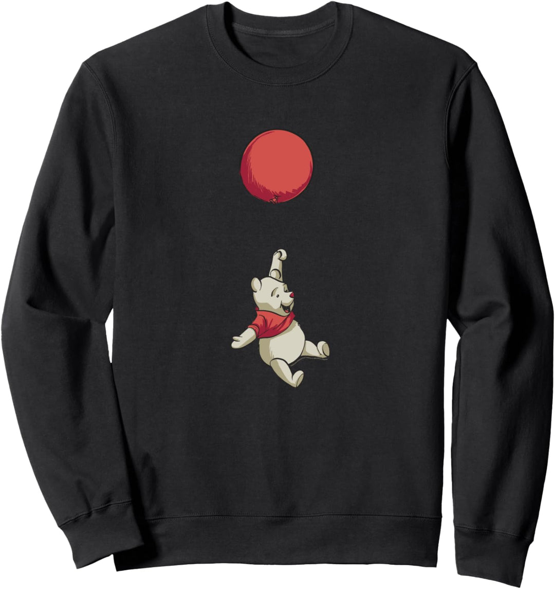 Disney Winnie The Pooh Flying With Red Balloon Sweatshirt