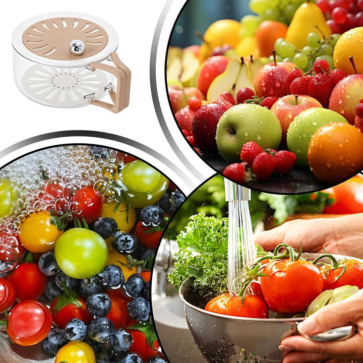 -Abtropfbehälter mit Deckel Tragbares Abtropfsieb Und Seiher Mit Faltbarem | waschkorb für , Beeren