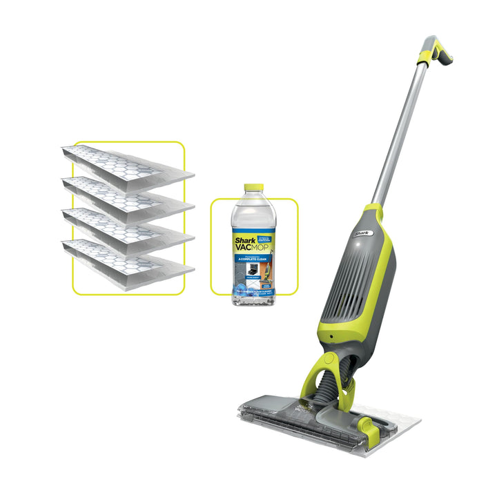 Shark VacMop Akku-Staubsauger und Wischer mit Sprühfunktion für Hartböden, 2-in-1 Sprühwischer und S