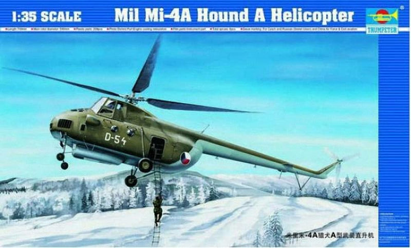 Trumpeter 05101 Modellbausatz Mil Mi-4 Hound A