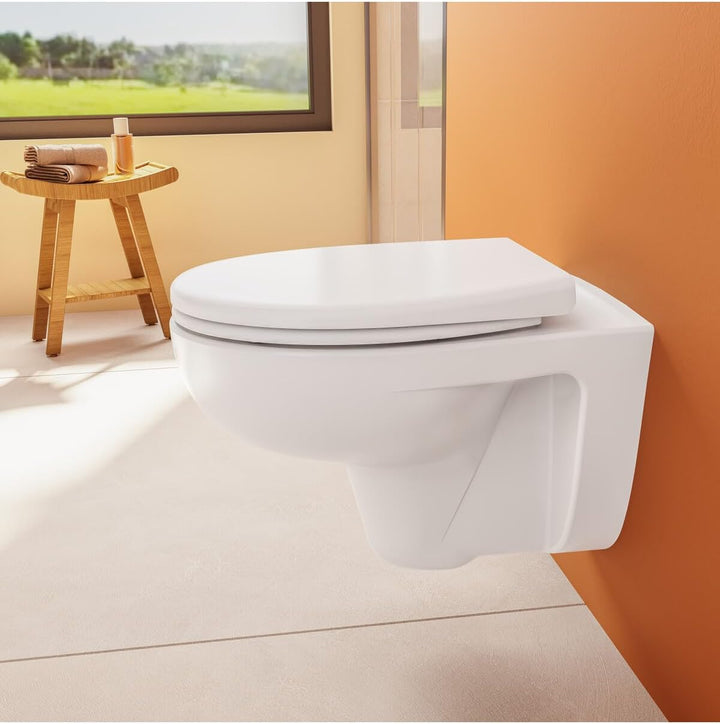 VitrA S20 Round WC-Sitz 109-003-909, mit Absenkautomatik, Easy-Release, oval, weiss, Unterziehversch