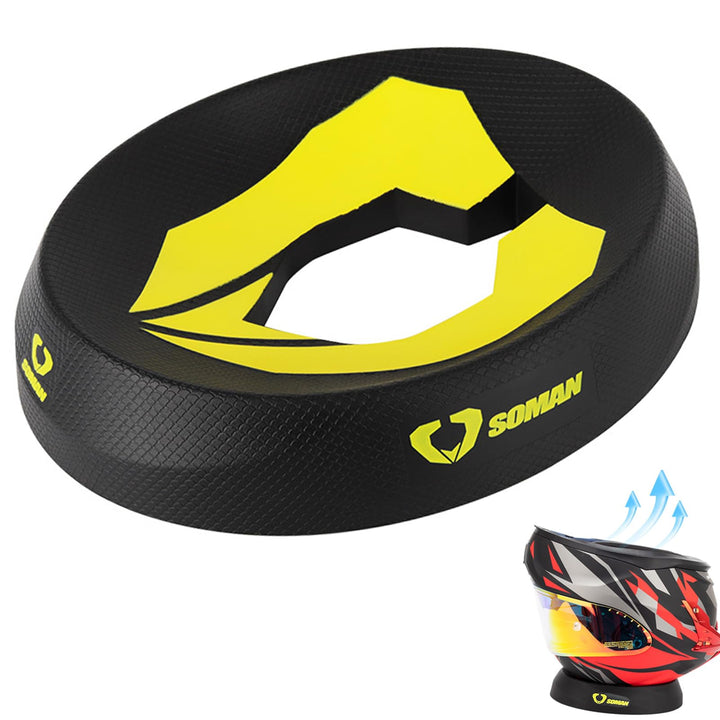 Helmständer aus Gummi Helmablage, Helmschutz, Motorradhelm, Helm, Neopren Yellow, Yellow