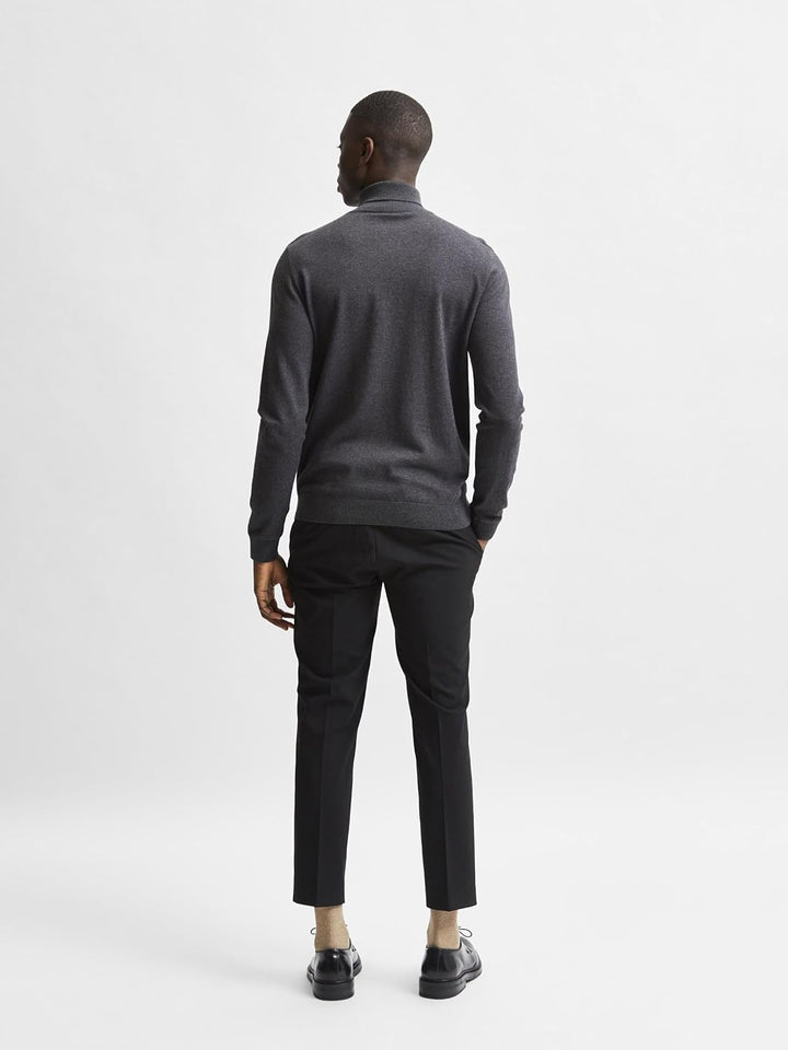 SELECTED HOMME Male Pullover Langarm Rollkragen S Antracit, S Antracit