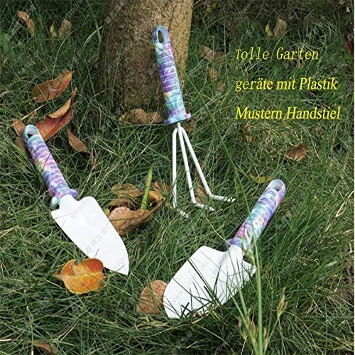 SANDAFI Gartengerät Set,5 Stücke Garten Werkzeug Set für Outdoor und Bakonpflanzen mit Koffer Garten
