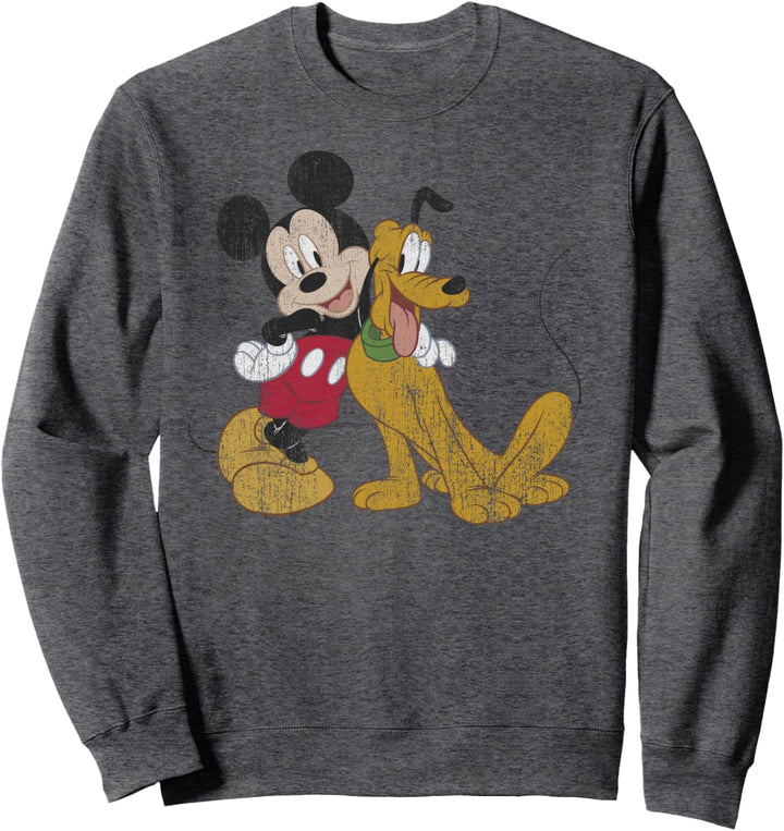 Disney Mickey & Friends Mickey And Pluto Best Pals Sweatshirt