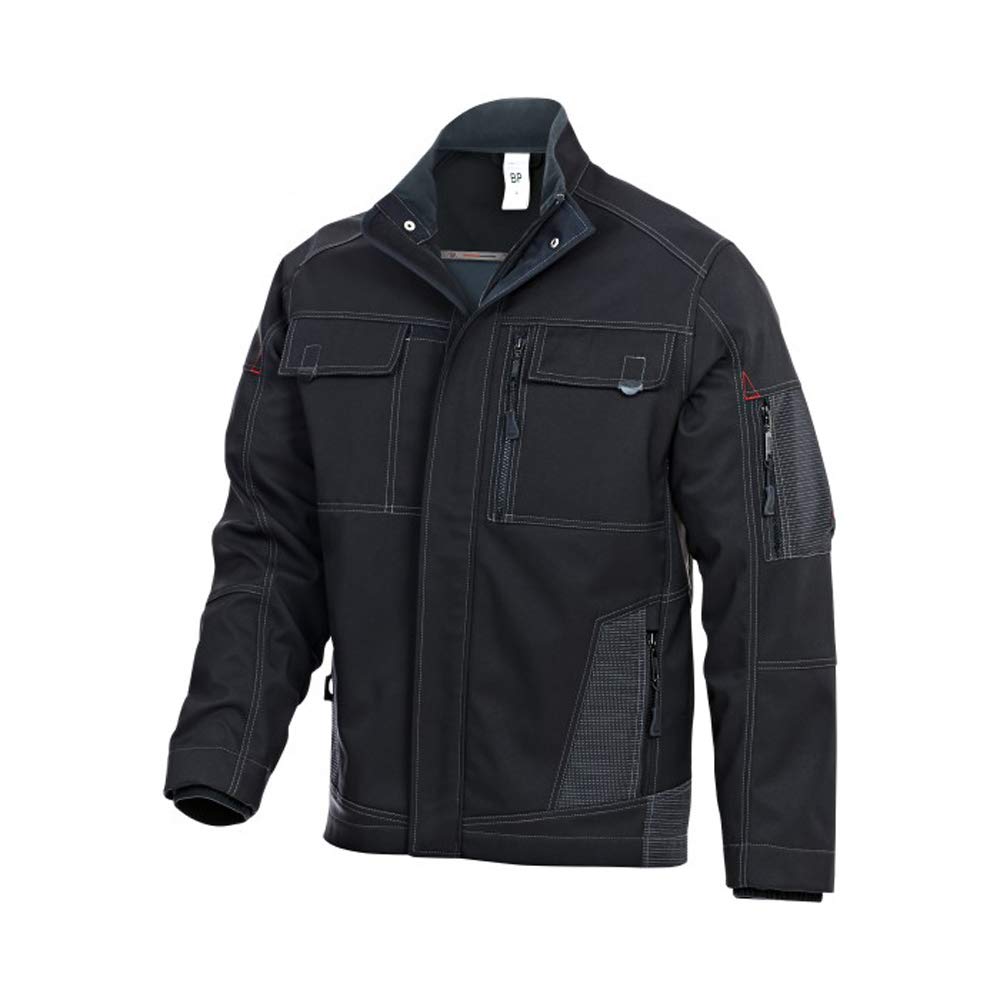 BP 1874-572-32-XS Softshell-Arbeitsjacke, Stehkragen, verdeckter Frontreissverschluss, 300,00 g/m² 1