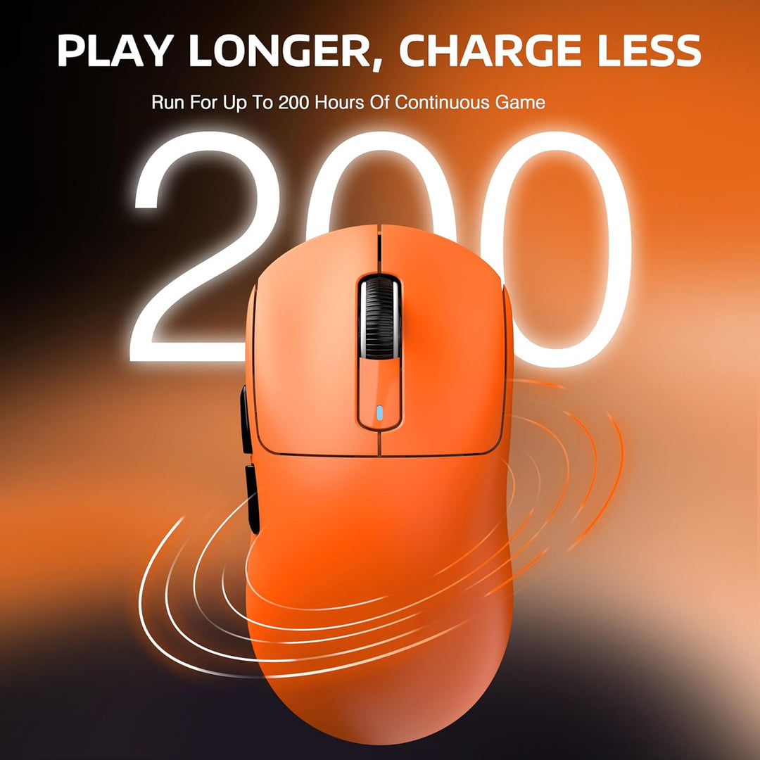 VGN GAMEPOWER x Attack Shark X3 Superlight Kabellose Gaming-Maus, 49g Ultraleicht Mouse, 26000DPI, P