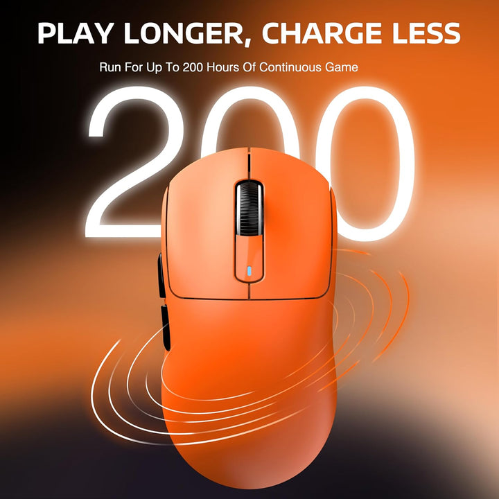 VGN GAMEPOWER x Attack Shark X3 Superlight Kabellose Gaming-Maus, 49g Ultraleicht Mouse, 26000DPI, P