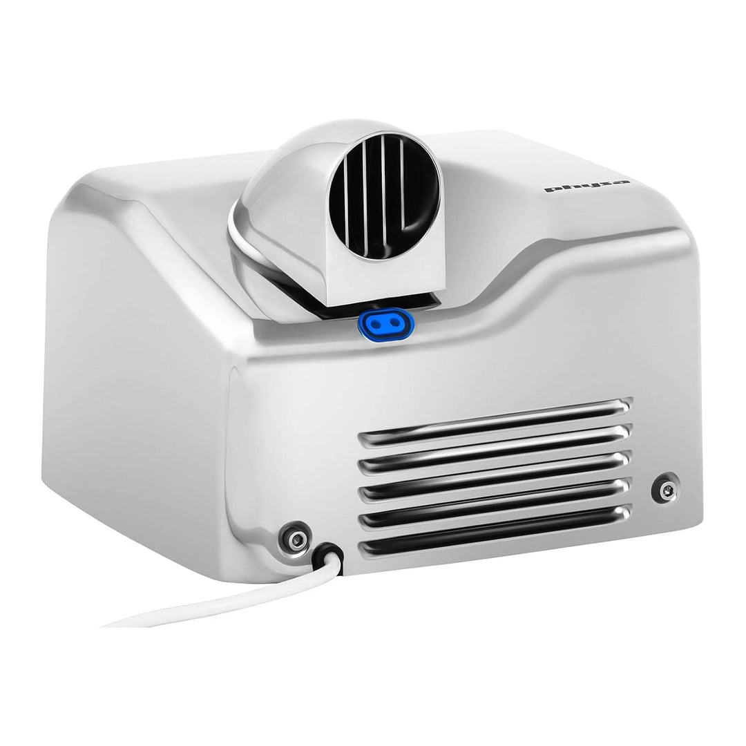 Physa VELLA SILVER Händetrockner (elektrisch, 10-15s, 2.300W, 230V, robust, Luftgeschwindigkeit: 35
