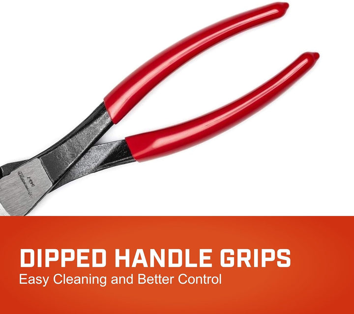 Crescent 5438CENN 8" Heavy-Duty Diagonal Flush Cutting Pliers - Bagged
