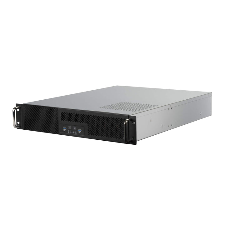 SilverStone Technology RM23-502, Industrielles 2HE-ATX-Rackmount-Speicherservergehäuse mit dualem 5,