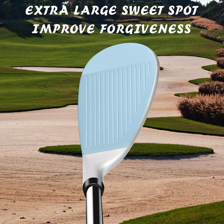 MAZEL Geschmiedete Golfkeile 48 50 52 54 56 58 60 Grad Sandkeil Golfschläger für Herren Single Right