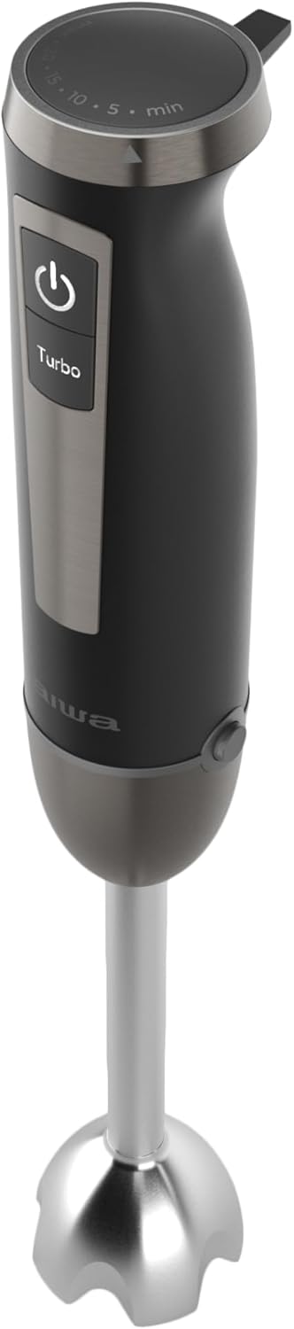 Aiwa Kenkiri 1500 ABL‑1500 Stabmixer, 1500 W, 40 Geschwindigkeiten + Turbo, 6 Klingen Titanium Satok