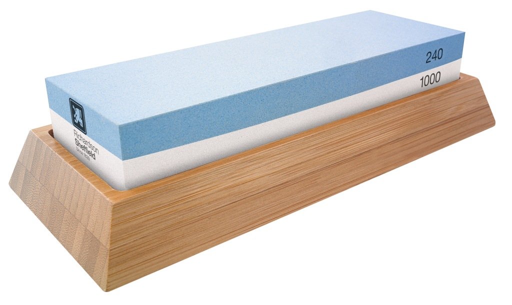 RICHARDSON SHEFFIELD Japanischer Wasserstein, Nass-Schleifstein, Körnung 240 (grob)/ 1000 (fein), Ab