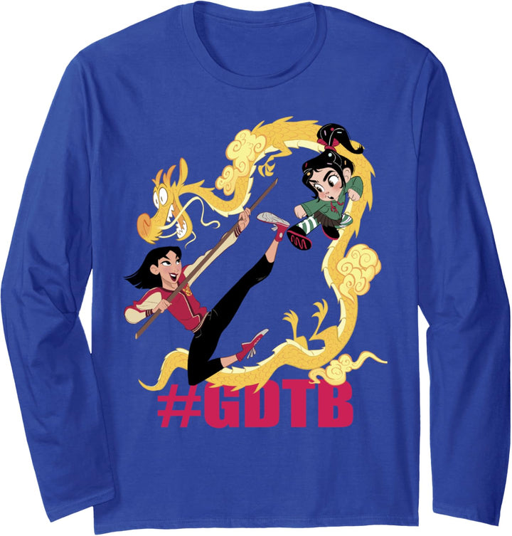 Disney Wreck It Ralph 2 Comfy Princess Mulan #GDTB Langarmshirt