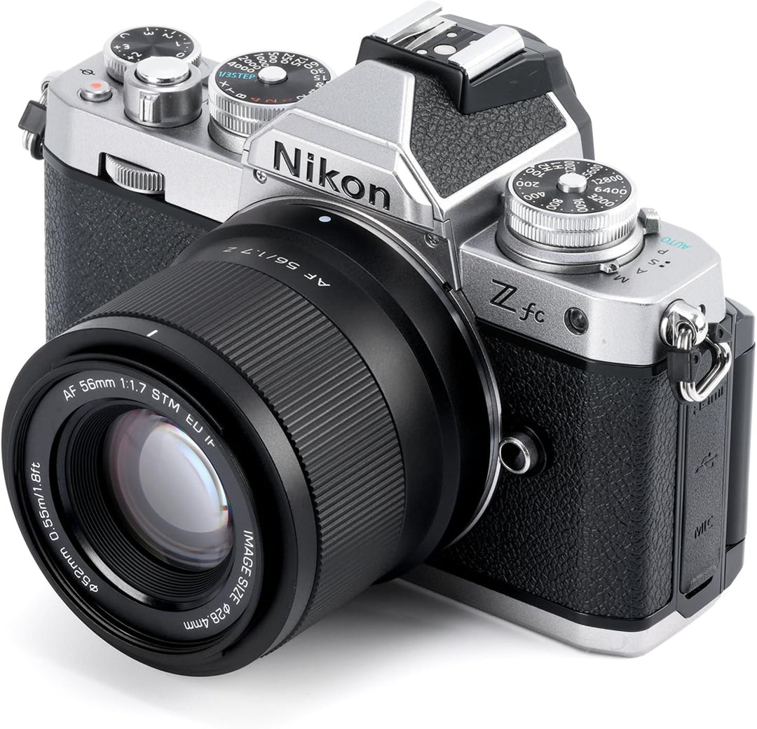 VILTROX 56mm F1.7 Z - AF 56mm f1.7 Z-Mount Objektiv, Autofokus APS-C Z-Objektiv für ZFC Z30 Z50 Z5 Z