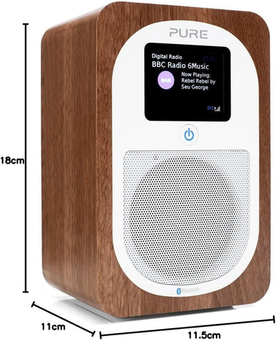 Pure Evoke H3 Bluetooth Digitalradio (DAB+, DAB, UKW, Bluetooth, Sleep-Timer, Weckfunktion, Countdow