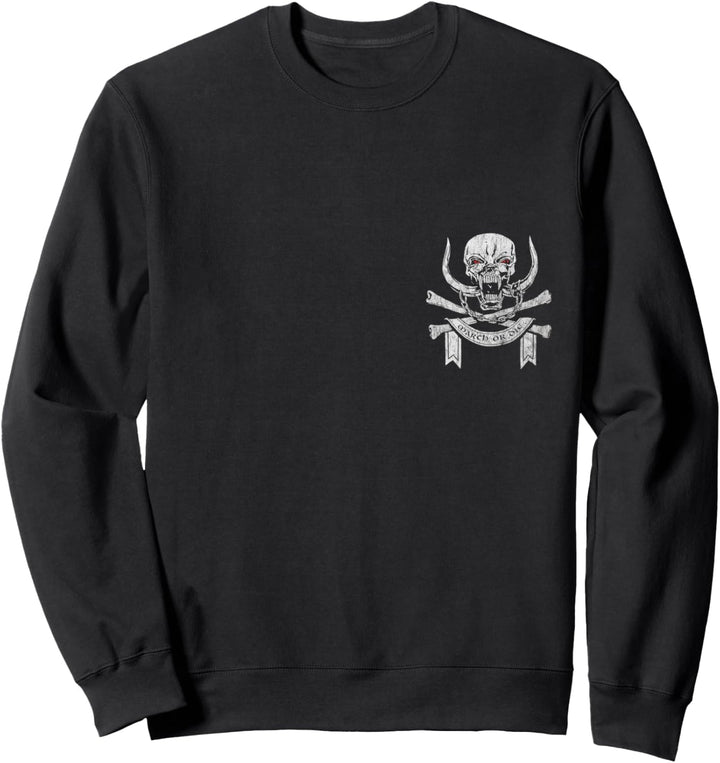 Motörhead – March or Die Cross Bones Front Back Sweatshirt