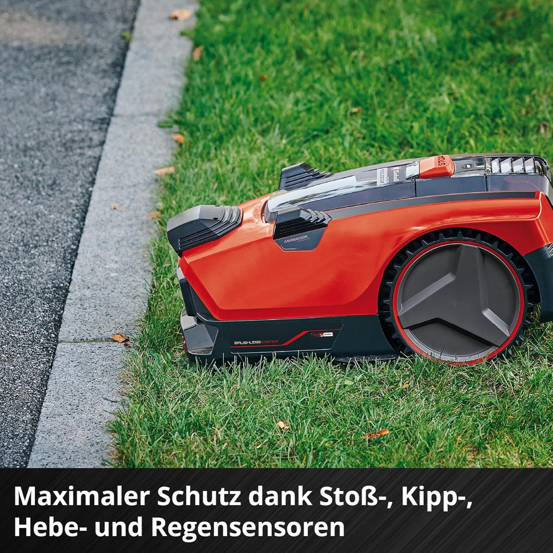 Einhell Mähroboter FREELEXO CAM 500 Power X-Change (18V, Kamera ersetzt Begrenzungsdraht, für 500 m²