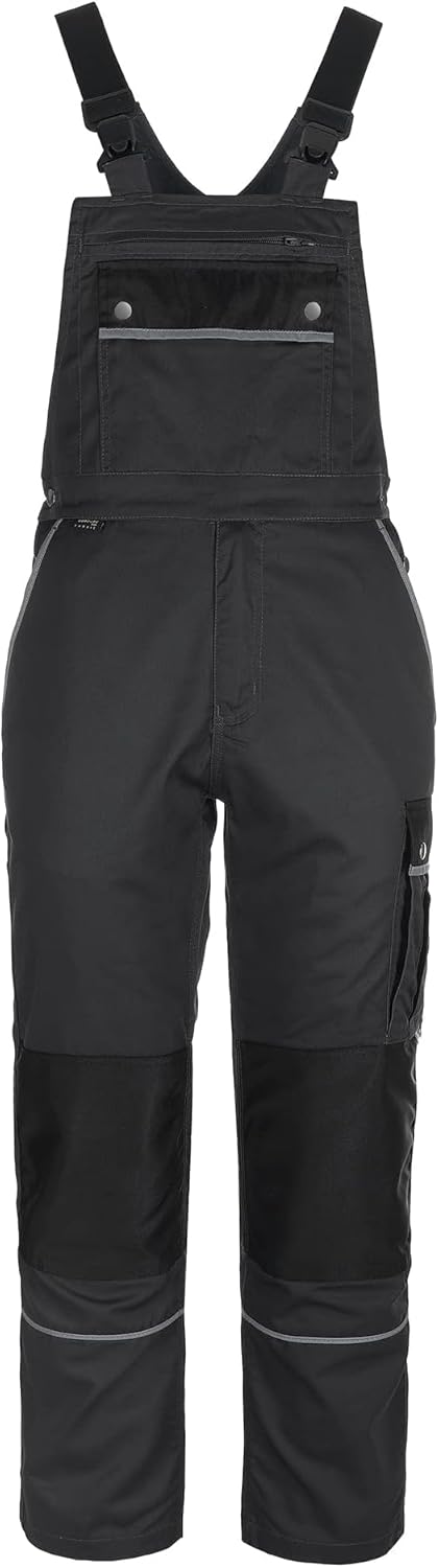 TMG | Arbeitslatzhose für Herren, Style Light Arbeitshose mit Kniepolster & Taschen, ideal für Somme