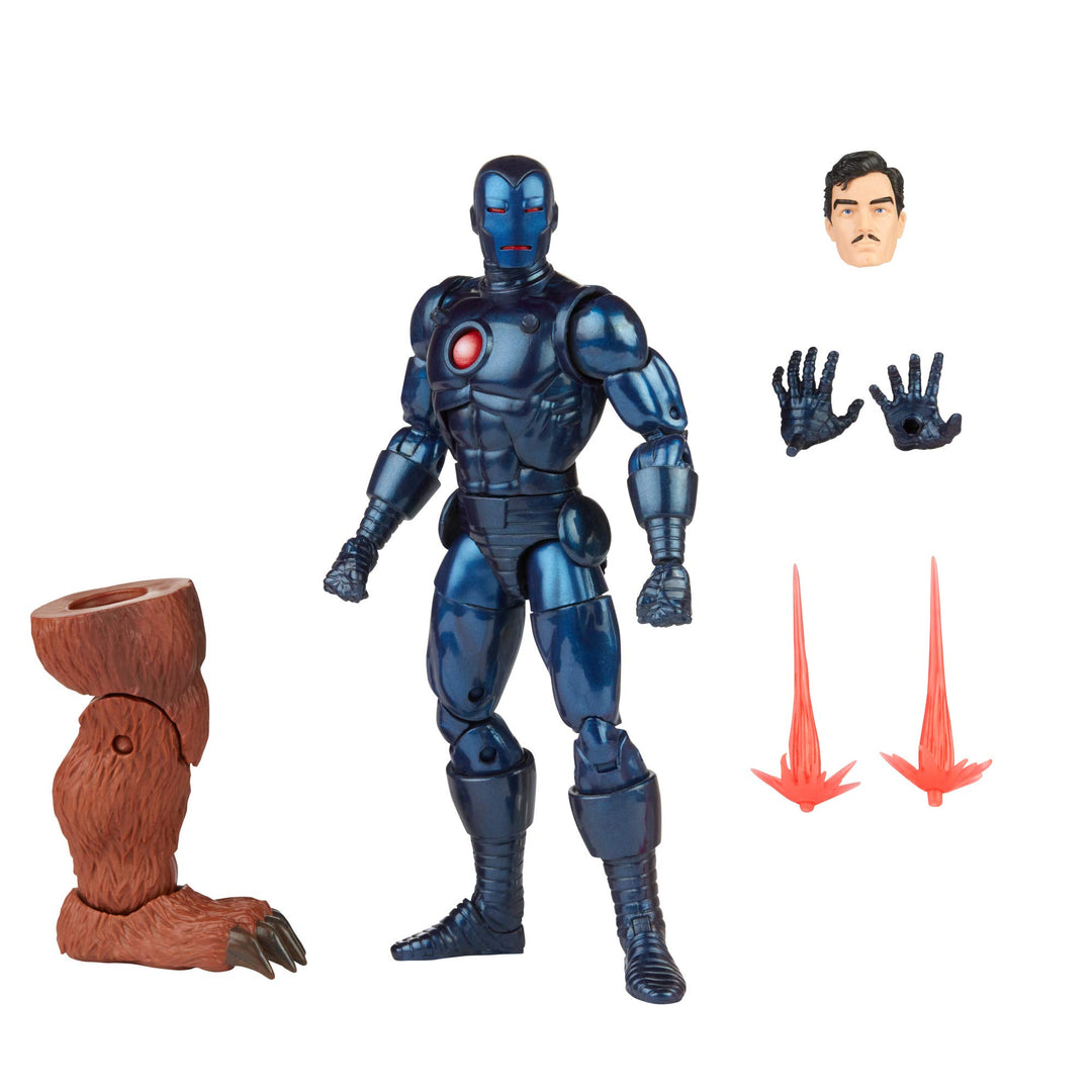 Marvel Hasbro Legends Series Stealth Iron Man Actionfigur Spielzeug, 15,2 cm, inklusive 5 Zubehörtei