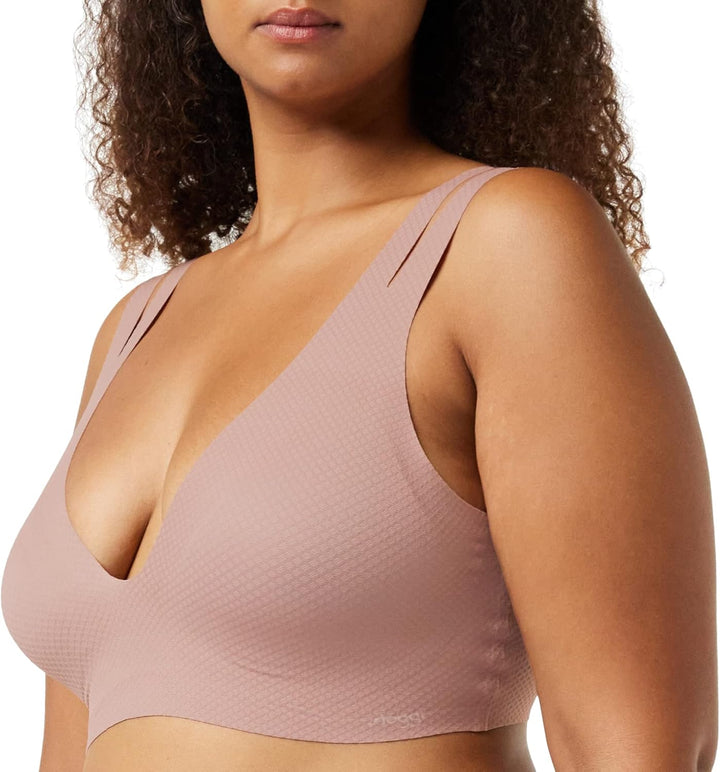 Sloggi Damen Zero Feel Flow Bralette Bustier M Cacao, M Cacao