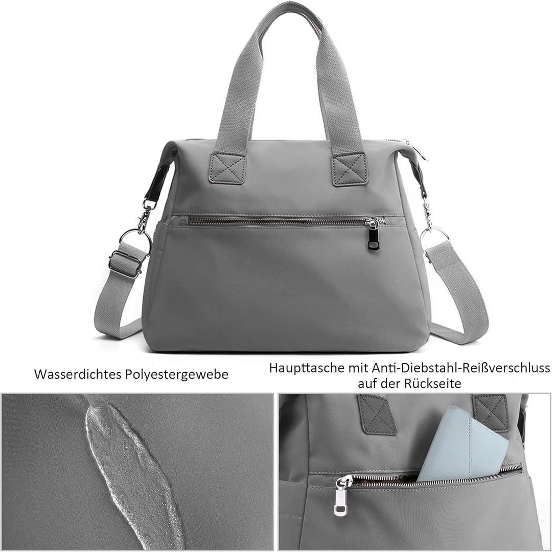 DORRISO Damen Handtasche Umhängetasche Schultertasche Casual Umhängetaschen Gross Kapazität Schulter