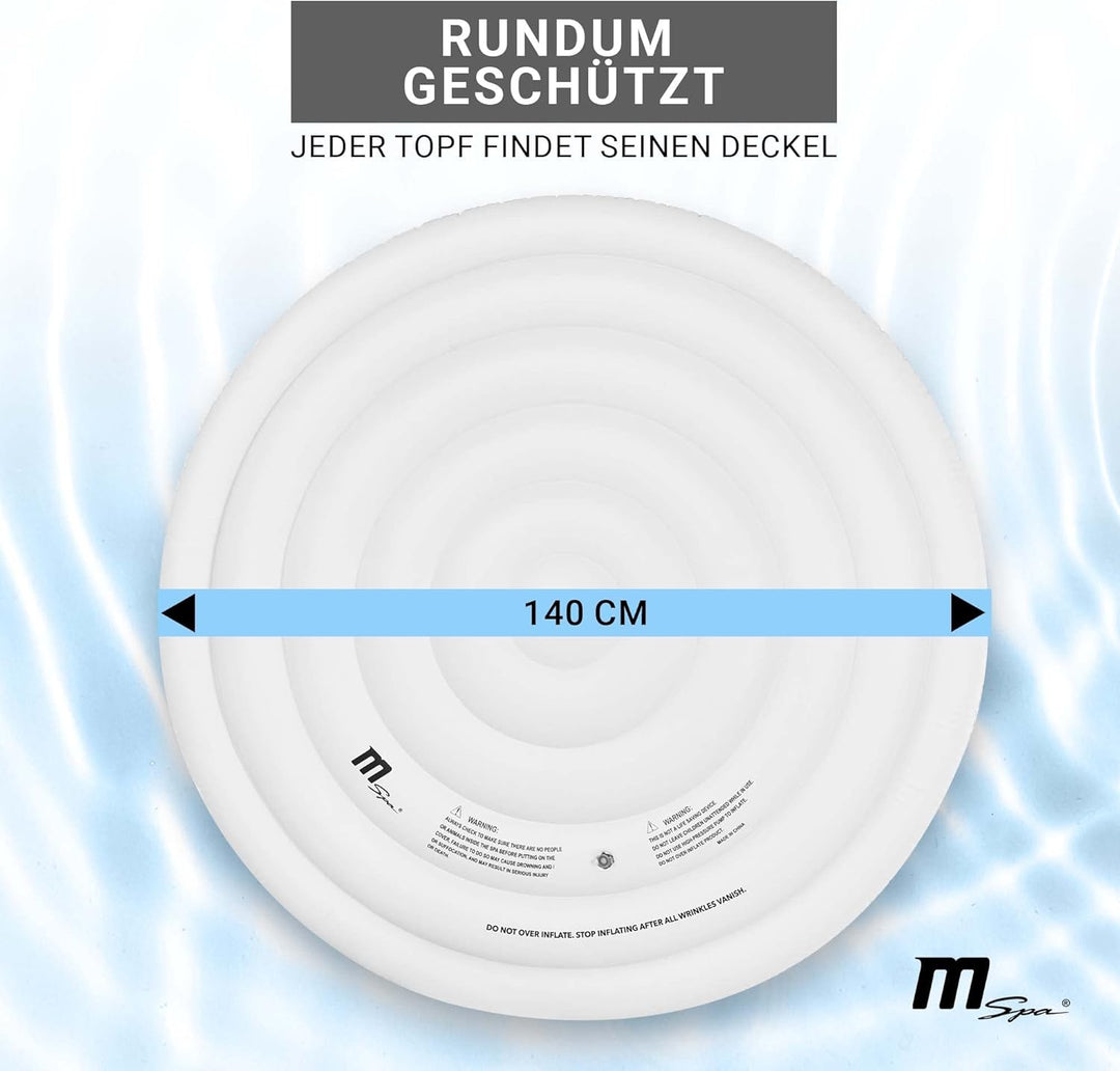 Miweba Mspa aufblasbare Abdeckung B9300108 / B0301969 für Whirlpools - Rund - Delight - Premium - El