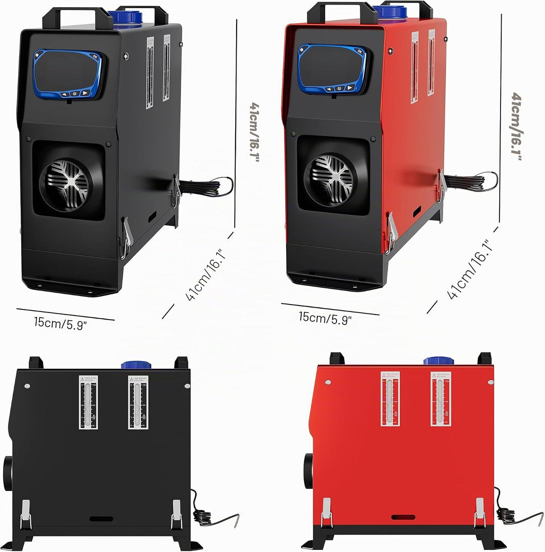 8KW Diesel Standheizung 12V Luft Dieselheizung mit Fernbedienung Air Diesel Heizung Set mit LCD Moni