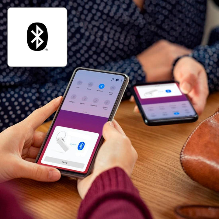 Hama Mono Bluetooth Headset (Multipoint, für zwei Geräte, Sprachsteuerung, Berührungssteuerung, Head