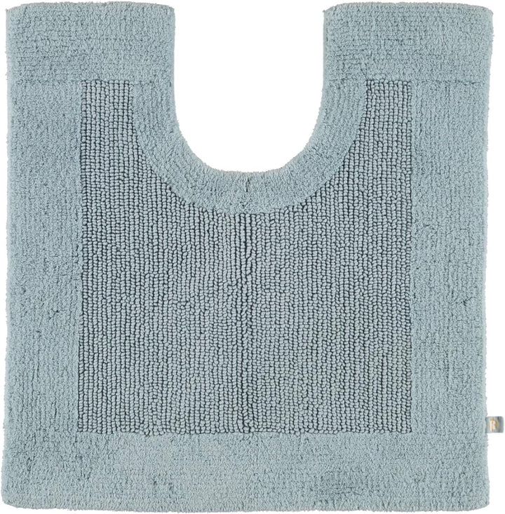 Rhomtuft Badteppiche Prestige aquamarin - 400 Toilettenvorlage mit Ausschnitt 60x60 cm, Toilettenvor