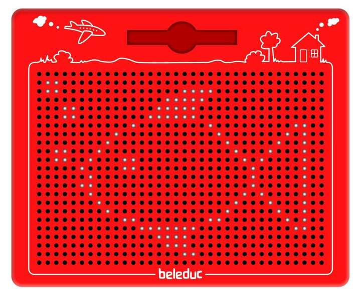 Beleduc 21042 - The Magical Magnetic Game,Red,280 x 255 x 12 mm, ab 3 Jahre, 1xMagnetboard, 280 x 25