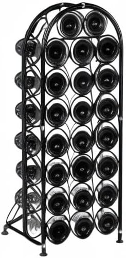 EasyPAG Metall 23 Flaschen Weinregal Freistehend Weinhalter Weinablage Weinständer Wein Halterung We