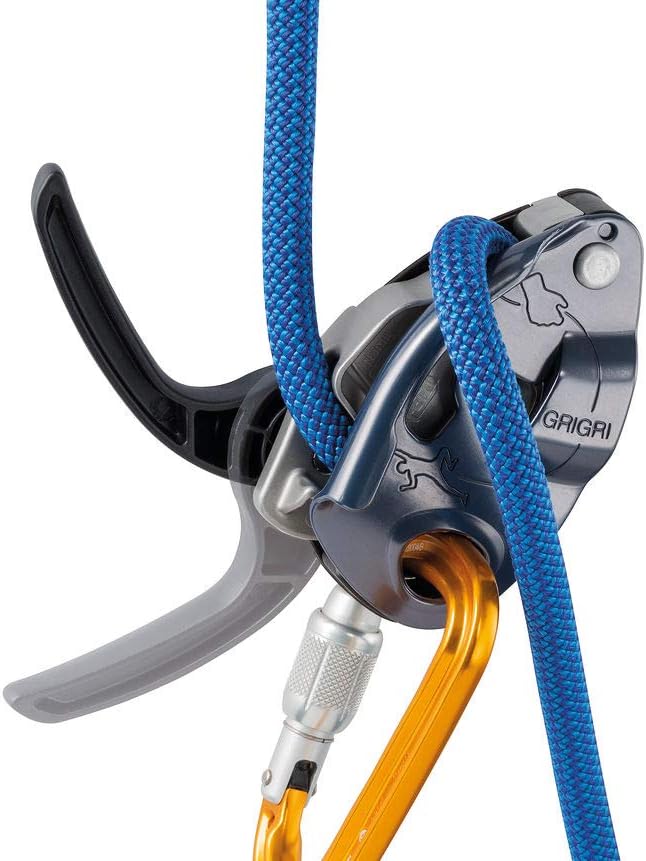 PETZL Unisex Grigri Sicherungsgerät Einheitsgrösse Blau, Einheitsgrösse Blau