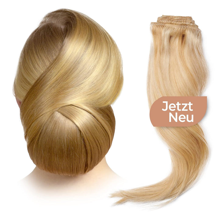 Beauty Full Hair Clip in Extensions Echthaar|Haarverlängerung Echthaar Clip In|Lang & Voluminös|Echt