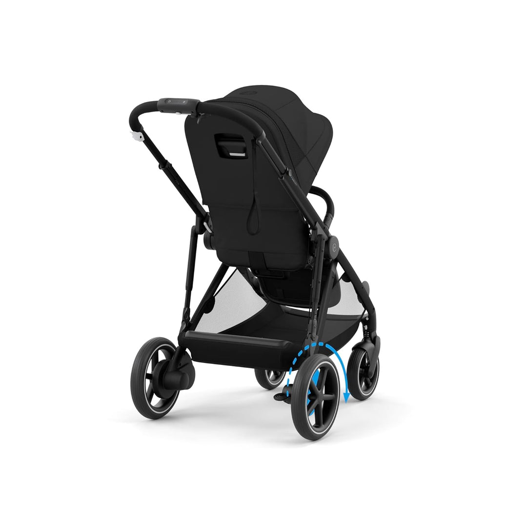 CYBEX Gold Kinderwagen e-GAZELLE S, Ab Geburt bis ca. 4 Jahre, Max. 22 kg (Single-Modus) / 2x 22 kg