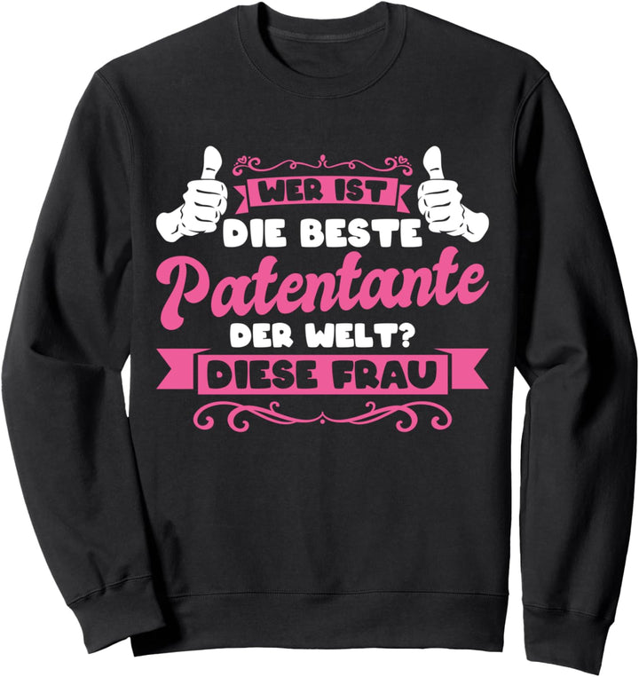 Patentante Patin Taufpatin Sweatshirt