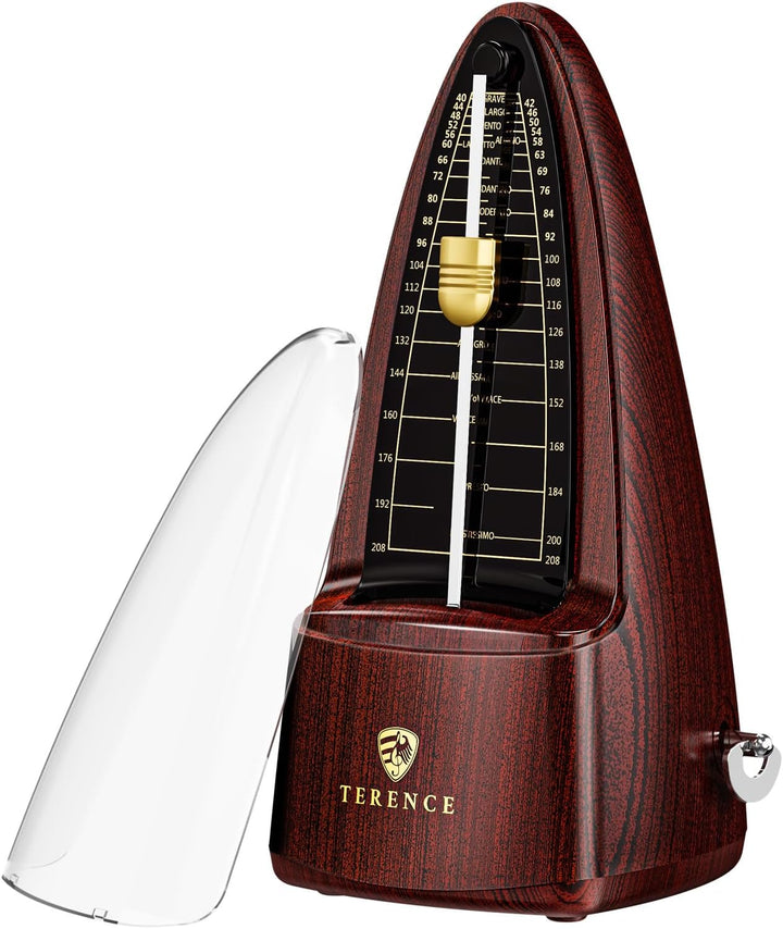 TERENCE Mechanisches Metronom für Klavier Gitarre Bass Violine Bass Metronom mit hoher Präzision Tra