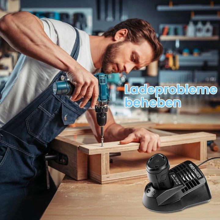 Ladegerät für Bosch 12V, Li-ion Schnellladegerät Kompatibel mit Bosch Professional 10.8V-12V AL1115C