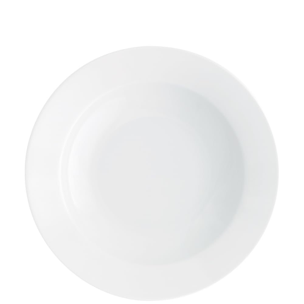 KAHLA Pronto Suppenteller 22 cm | weisser Salatteller aus Porzellan Weiss Pronto, Weiss Pronto