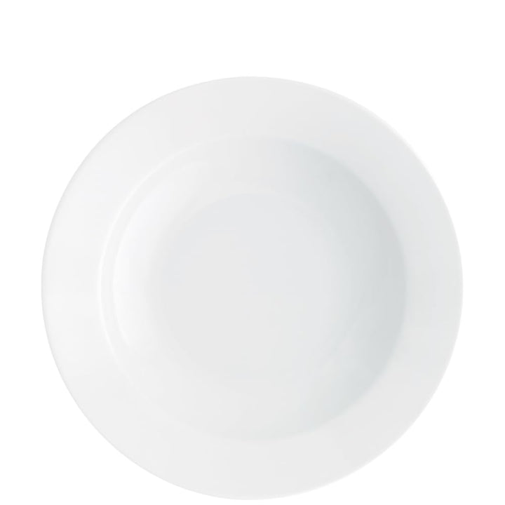 KAHLA Pronto Suppenteller 22 cm | weisser Salatteller aus Porzellan Weiss Pronto, Weiss Pronto