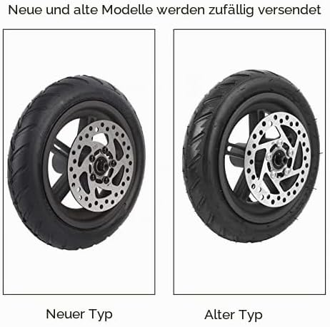 Elektroroller Hinterrad Reifen mit Nabe 120, Scheibenbremse kompatibel Luftreifen f¨¹r E-Scooter Ers