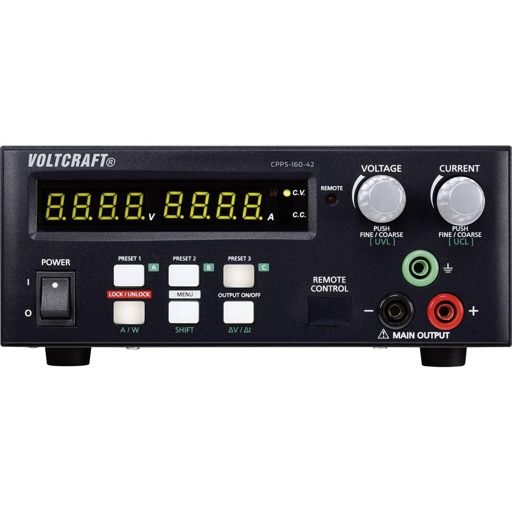 Voltcraft CPPS-160-42 Labornetzgerät, einstellbar 0.02-42 V/DC 0.01-10 A 160 W USB fernsteuerbar, pr