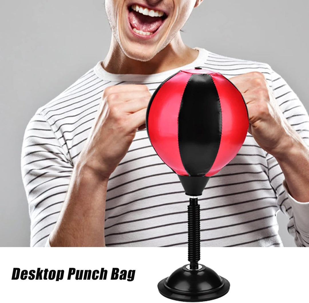 Yosoo Health Gear Mini-Boxsack, freistehender Desktop Boxsack für Stressabbau, Tisch-Boxsack mit Stä