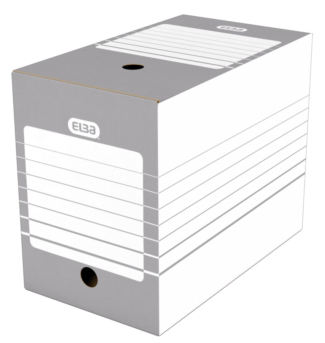 Elba 20 Stück Archivschachteln, automatischer Zusammenbau Dos 20 cm grau Grau Dos 20cm, Grau Dos 20c