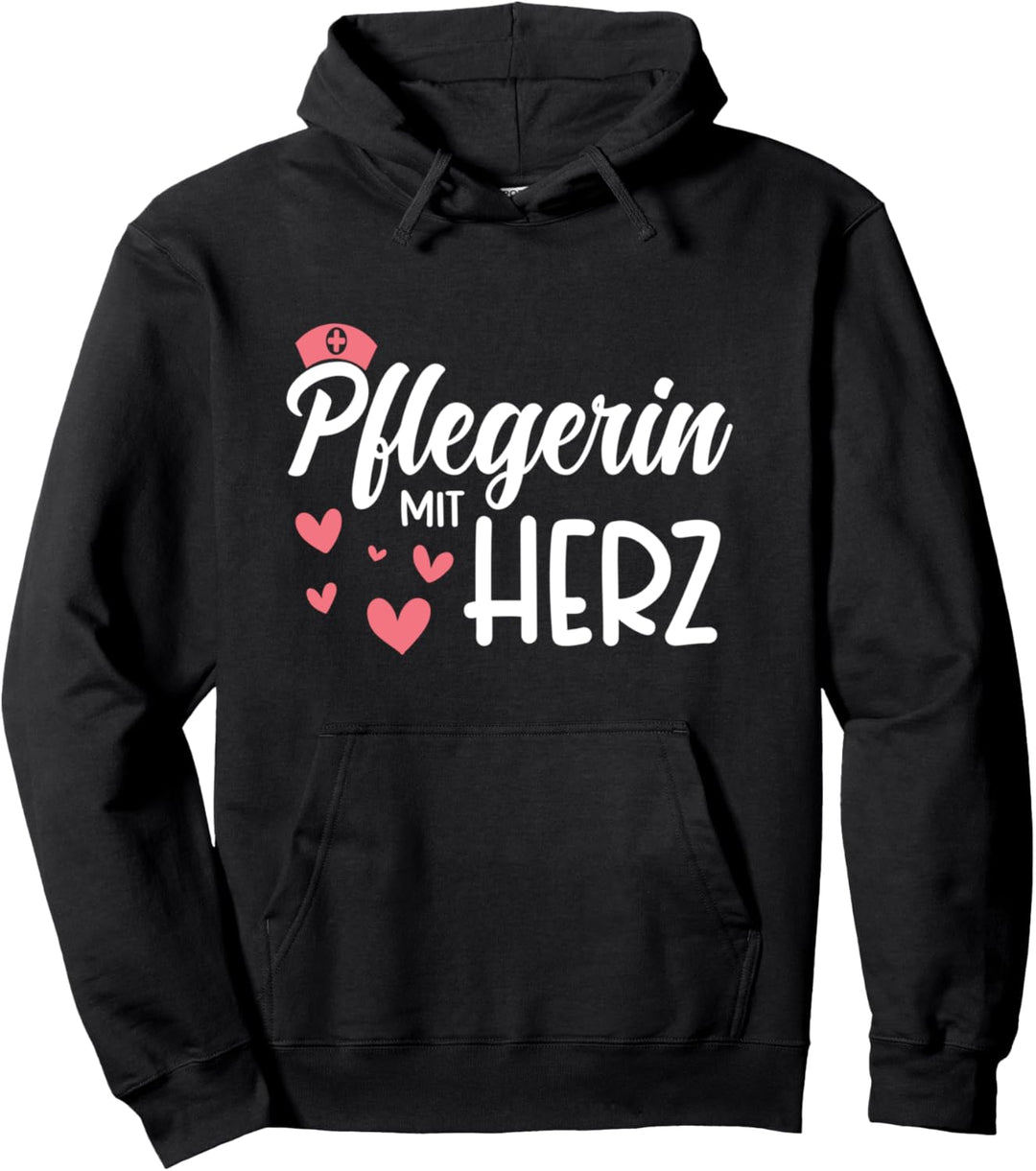Pflege mit Herz Altenpflegerin Pflegekraft Pflegerin Pullover Hoodie