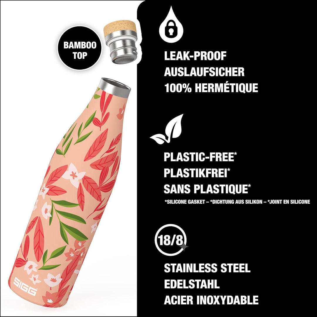SIGG - Isolierte Trinkflasche - Meridian - Auslaufsicher - Extra schlank - BPA-frei - Plastikfrei -