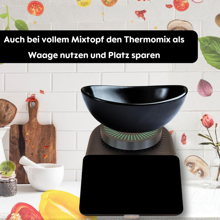 Wiegeplatte für Thermomix TM7 Vorwerk – Waagenabdeckung Wiegeaufsatz Zubehör Gadget für Thermomix TM