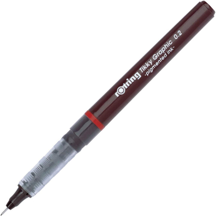rOtring Tikky-Grafik Fineliner Filzstifte | 0,2 mm | schwarze Tinte | 12 Stück 1 stück (12er Pack) b