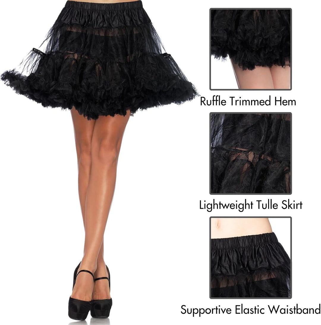 LEG AVENUE Damen *Best Basic* Kost me, Schwarz, Einheitsgrösse EU, Schwarz